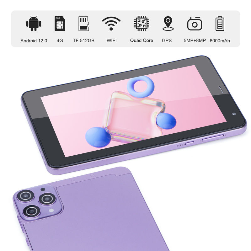 C Idea 7 Inch Android Tablet 512GB Quad Core Smart Tablet PC برای دانش آموزان Cm515