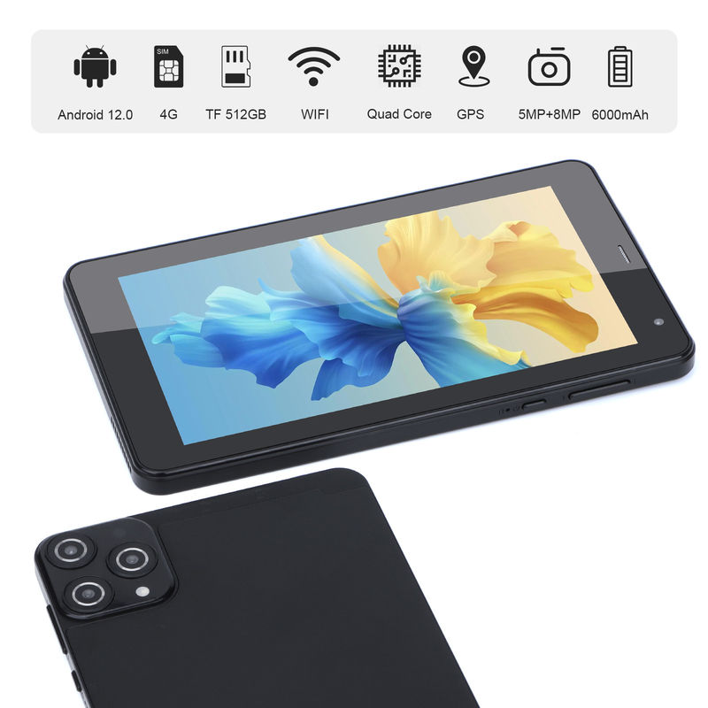 C Idea 7 اینچ Android Smart Tablet 6+128GB Quad Core WiFi 5G Tablet برای مدرسه CM515