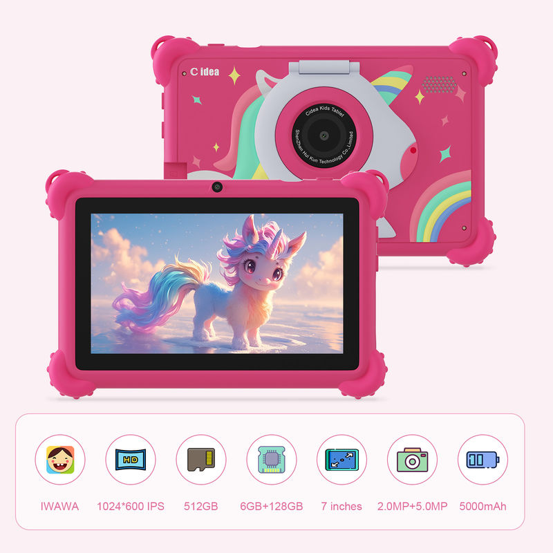 C Idea 7 Inch Android Smart Tablet PC For Child with Expand 512GB بچه ها APP CM88
