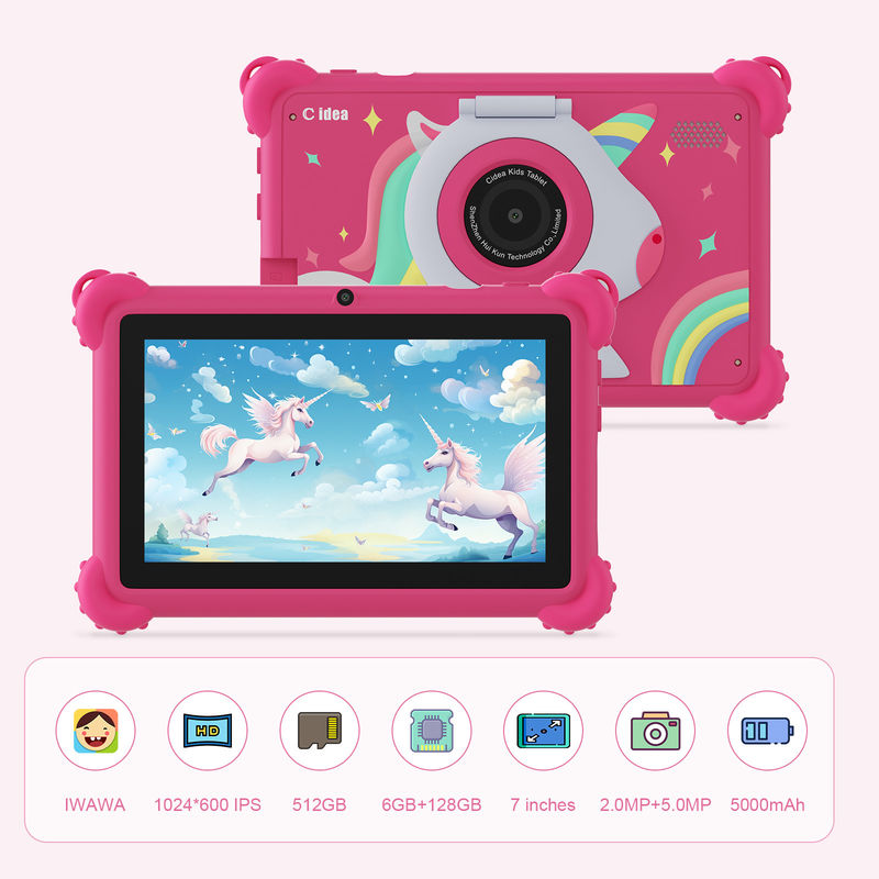 C idea 2024 Kids Learning Tablet روشن صفحه نمایش HD و برنامه های آموزشی شامل CM88