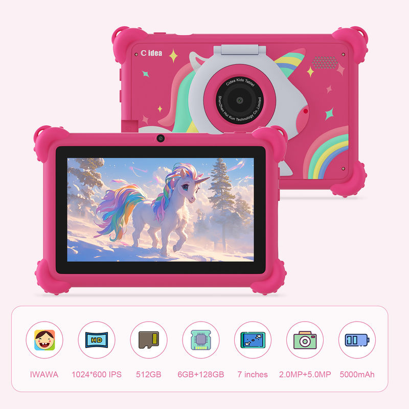 C idea 2024 Kids Learning Tablet ذخیره سازی قابل گسترش و محتوای آموزشی آماده CM88