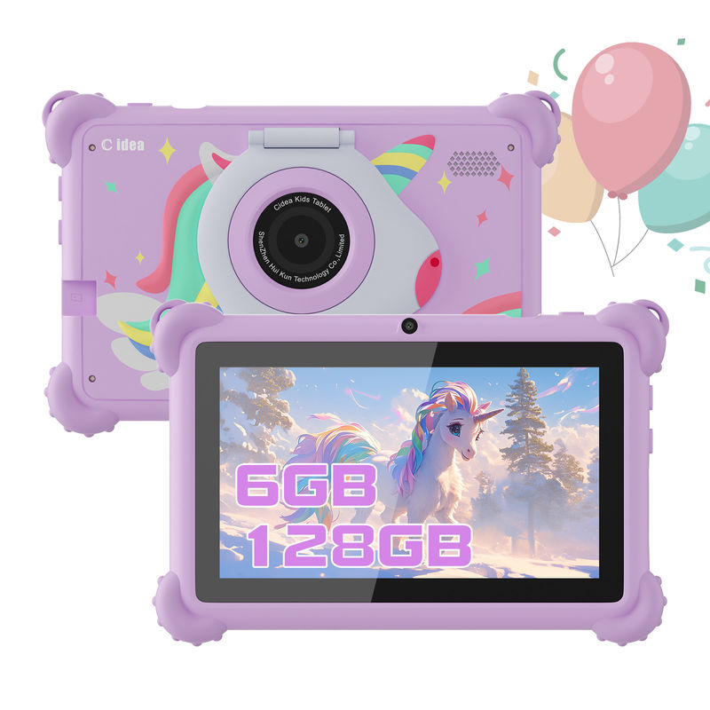 C idea 2024 Kids Tablet هدیه ایده آل با اندروید 12 اپلیکیشن های آموزشی و کیف ماندگار Tablet Kidspad CM88