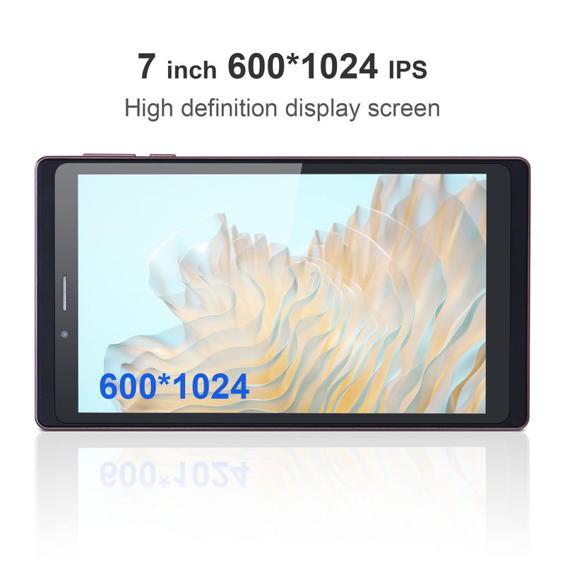 C Idea اندروید 12 تبلت 6GB رم 128GB رم با سیم کارت 7 اینچ تبلت PC برای دانش آموزان CM525 صورتی