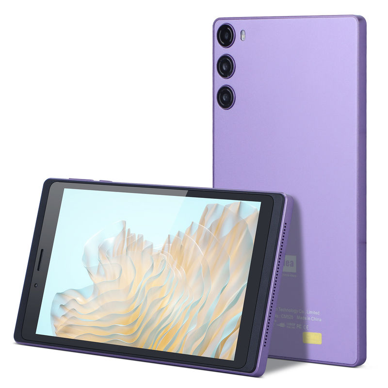 C Idea Portable 7 Inch Smart Tablet Pc With Sim 6GB 128GB آموزش برای مدرسه CM525 (( بنفش)