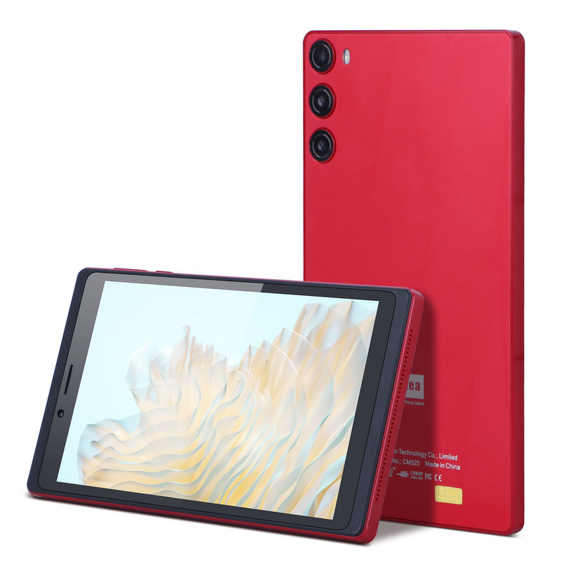C Idea 7 Inch Tablet 512GB با سیم کارت Android Tablet PC برای دانش آموزان یادگیری CM525 قرمز