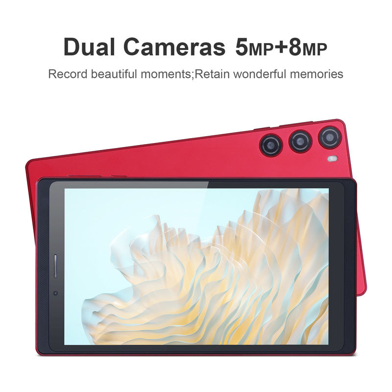 C Idea 7 Inch Tablet 512GB با سیم کارت Android Tablet PC برای دانش آموزان یادگیری CM525 قرمز