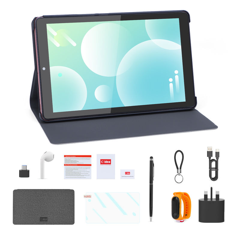 ایده C Android Tablet 800x1280 IPS Screen پشتیبانی سیم کارت 9 اینچ Tablet PC با کیس CM935 صورتی