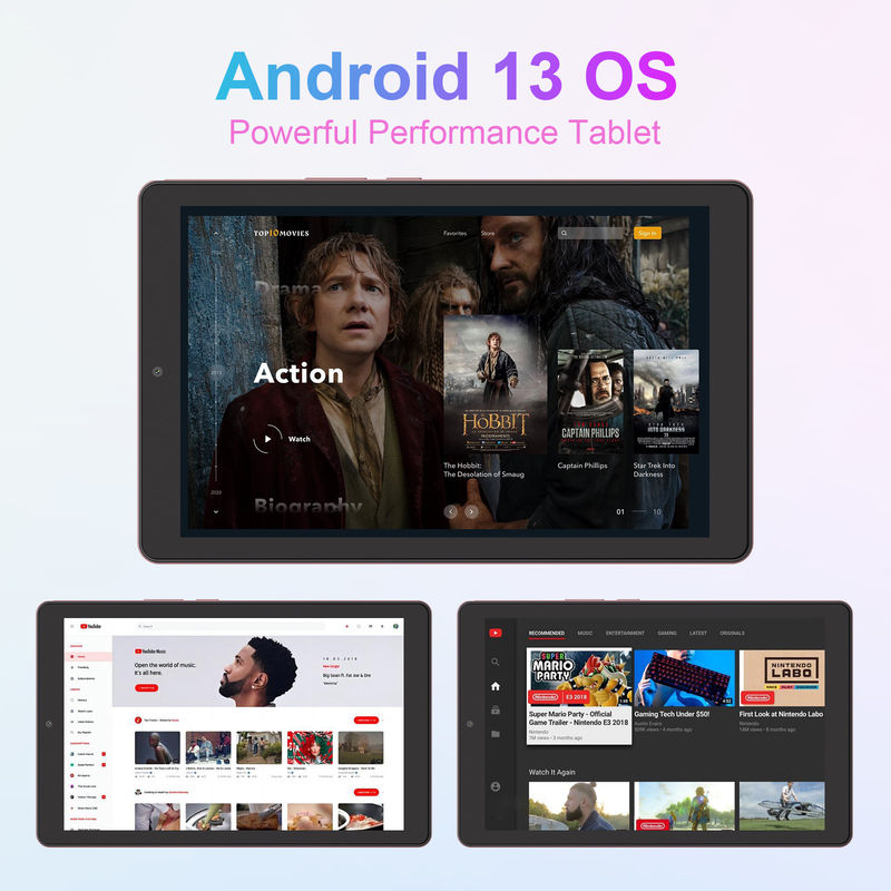 ایده C Android Tablet 800x1280 IPS Screen پشتیبانی سیم کارت 9 اینچ Tablet PC با کیس CM935 صورتی