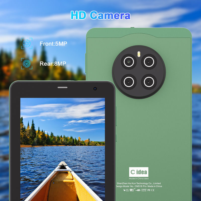 C Idea 7 اینچ تبلت با سیم کارت وای فای اندروید Smart Tablet PC For Education CM518 Pro سبز