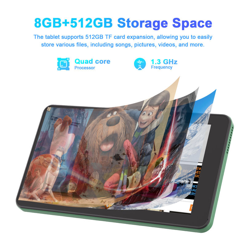 C Idea 7 اینچ تبلت با سیم کارت وای فای اندروید Smart Tablet PC For Education CM518 Pro سبز