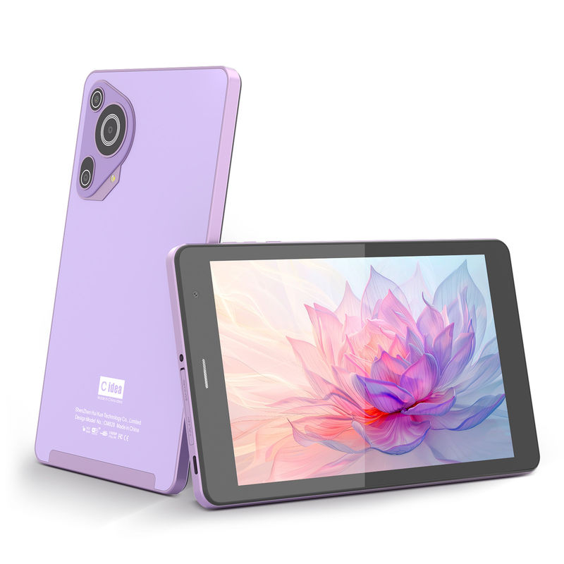 C Idea 8in Tablet Gaming Education Android Tablet برای دانش آموزان با سیم کارت و وای فای CM828 بنفش