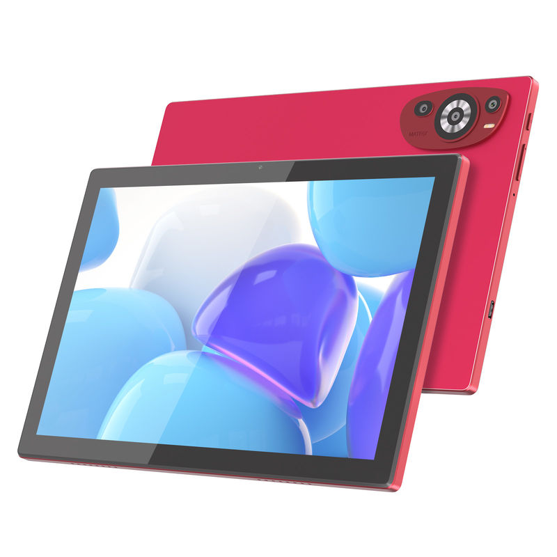 C Idea 10.1 اینچ اندروید 14 Smart Tablet PC با پشتیبانی سیم کارت برای نوجوانان CM8200Plus قرمز