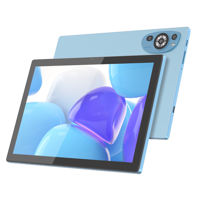 C Idea اندروید 14 صفحه لمسی 10.1 اینچی تبلت با صفحه کلید و قلم CM8200plus آبی