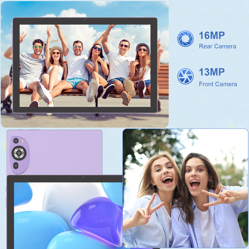 C Idea اندروید 14 تب 512GB تبلت آموزشی برای دانش آموزان با صفحه کلید Cm8200plus بنفش