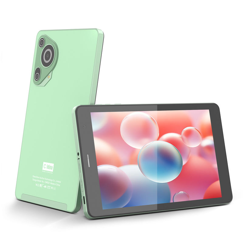 C Idea Wholesale Tablet 8 Inch 800*1280HD IPS Dual Camera Android Tablet Pc با سیم کارت برای یادگیری CM828 سبز