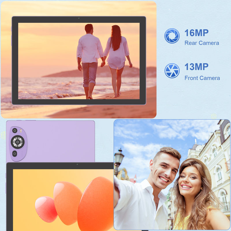 C Idea 10 اینچ اندروید 14 تبلت آموزشی 512GB برای دانش آموزان با پشتیبانی سیم کارت CM8200Plus بنفش