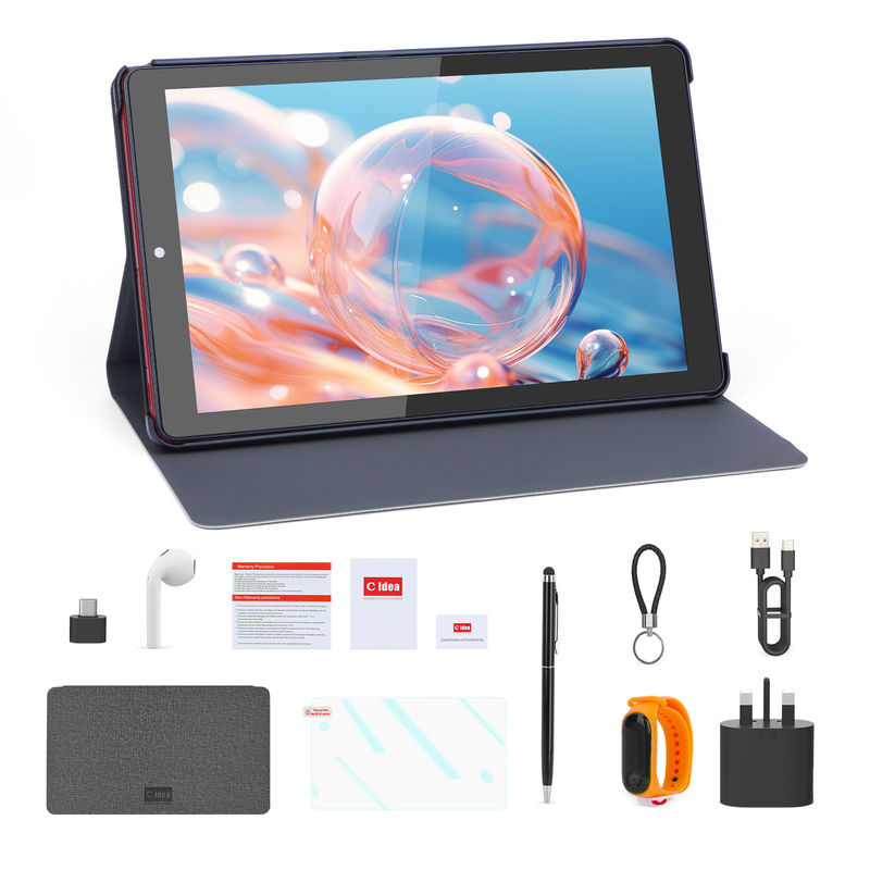 C Idea MTK Quad Core Tablet 9 اینچ اندروید تبلت با قلم و کیف CM935 قرمز