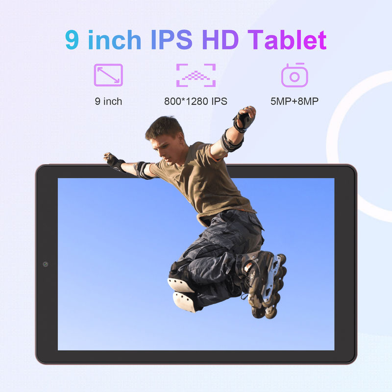 ایده C Android Tablet 5G SIM پشتیبانی 9 اینچ تبلت PC با کیس و قلم CM935 صورتی