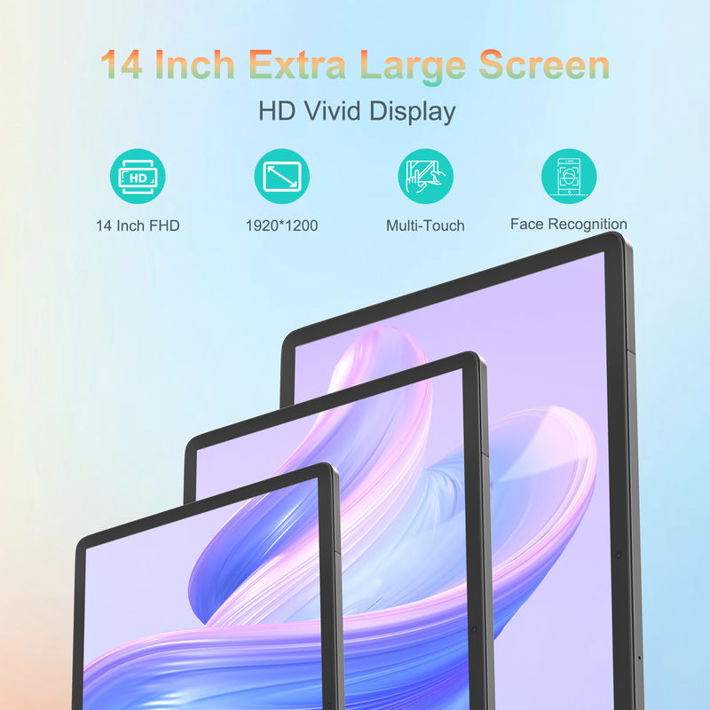 C Idea 14 اینچ تبلت ذخیره سازی بزرگ 1200*1920 FHD Screen Android Tablet PC CM14000 plus
