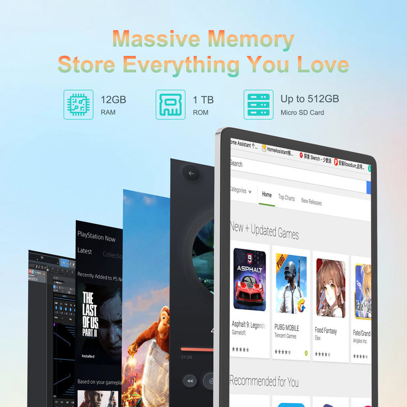 C Idea تبلت 14 اینچی 5G تبلت های صفحه لمسی برای دانش آموزان CM14000 Plus خاکستری