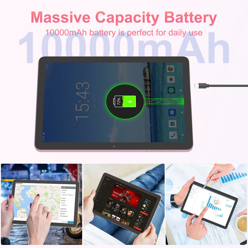 C Idea 10.1 اینچ 5g تبلت با سیم کیبورد Smart Tablet PC برای آموزش cM8300 Plus صورتی