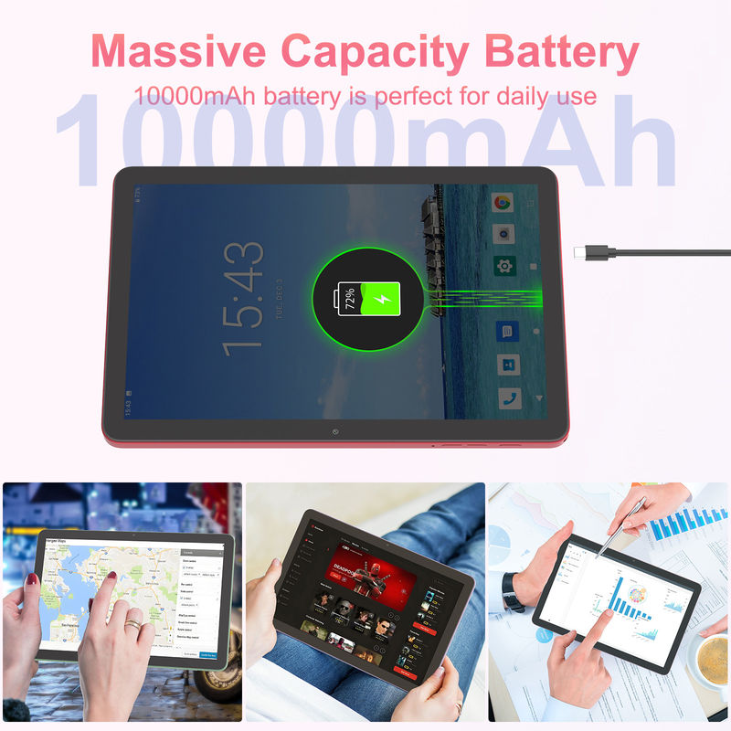 C Idea Tablet 10.1 اینچ 5G LTE Tablet Touch Screen Tablet Pc برای سرگرمی CM8300 پلاس قرمز