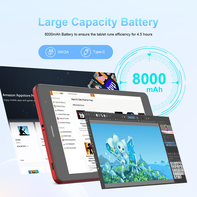 ایده C MT6750 8 هسته و رم 8GB 8 اینچ تبلت اندروید با سیم کارت برای آموزش CM817Pro max