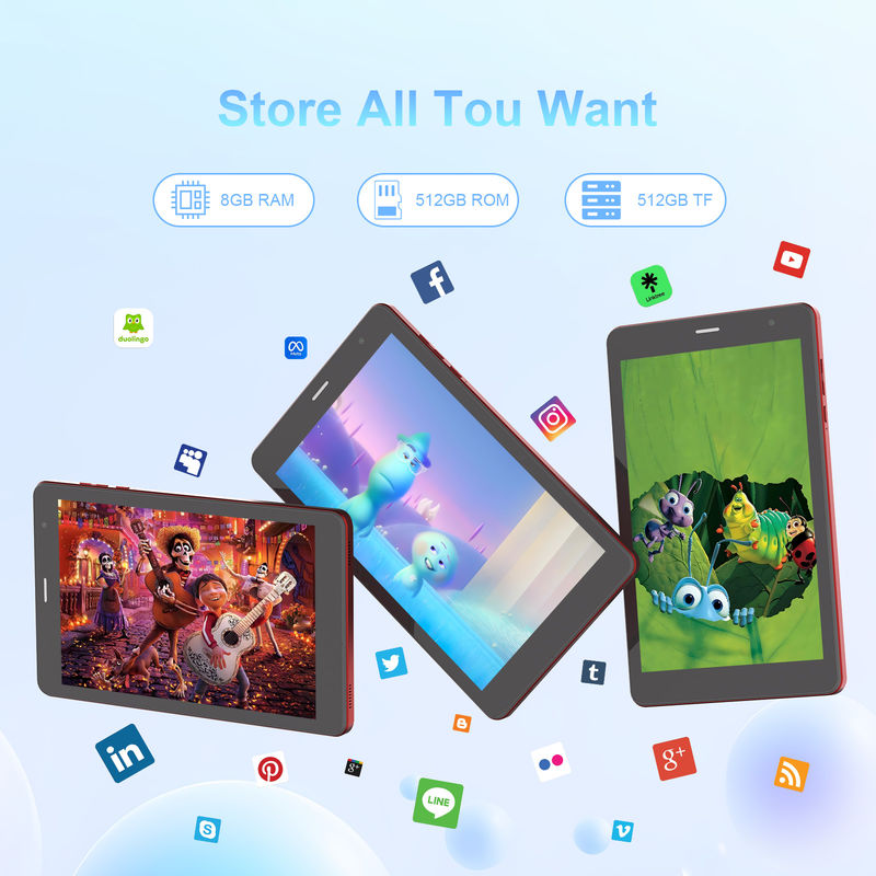ایده C MT6750 8 هسته و رم 8GB 8 اینچ تبلت اندروید با سیم کارت برای آموزش CM817Pro max