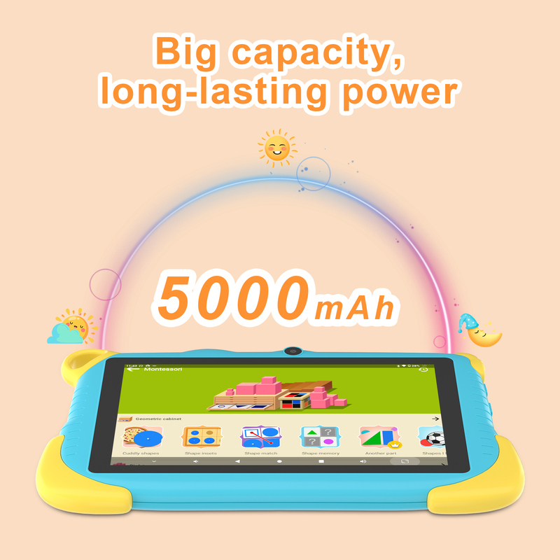 C Idea 7 اینچ اندروید 15 تبلت هوشمند آموزشی برای دانش آموزان CM78 آبی