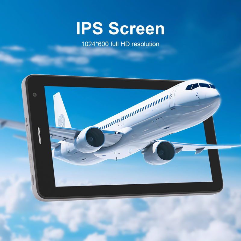 ایده C 7 اینچ تبلت وای فای با کیس 8 + 256GB ذخیره سازی پردازنده چهار هسته ای 600x1024 IPS صفحه لمسی CM528 خاکستری