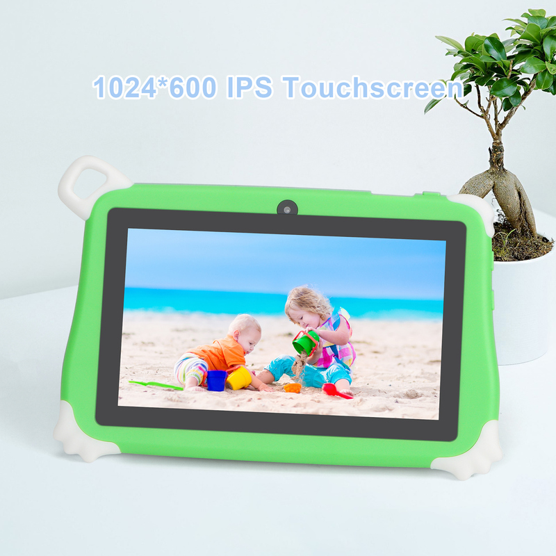 تبلت کودکانه C Idea Android 15 با حافظه 256 گیگابایت + 8 گیگابایت رم، تبلت آموزشی Kidspad با اپلیکیشن دوستانه CM86 سبز
