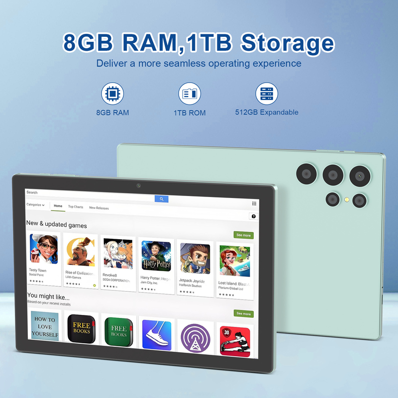 ایده C 10.1 اینچ اندروید وای فای تاچ اسکرین تبلت PC با 5G LET Keyboard CM8900plus