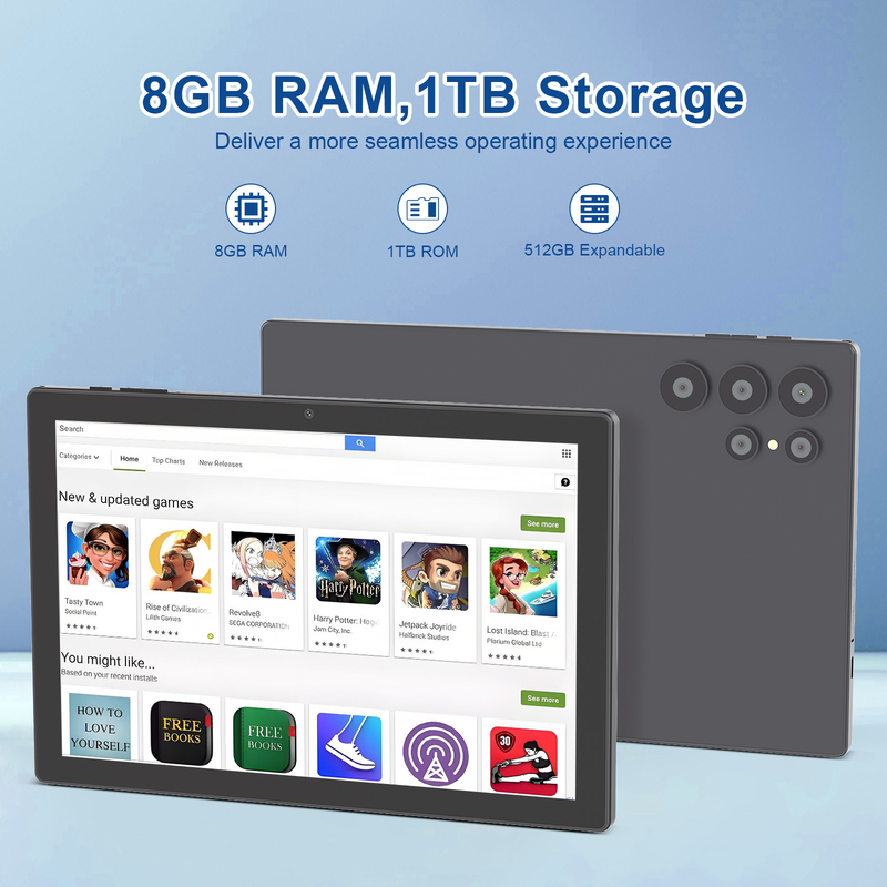 ایده C 10.1 اینچ اندروید وای فای تاچ اسکرین تبلت PC با 5G LET Keyboard CM8900plus