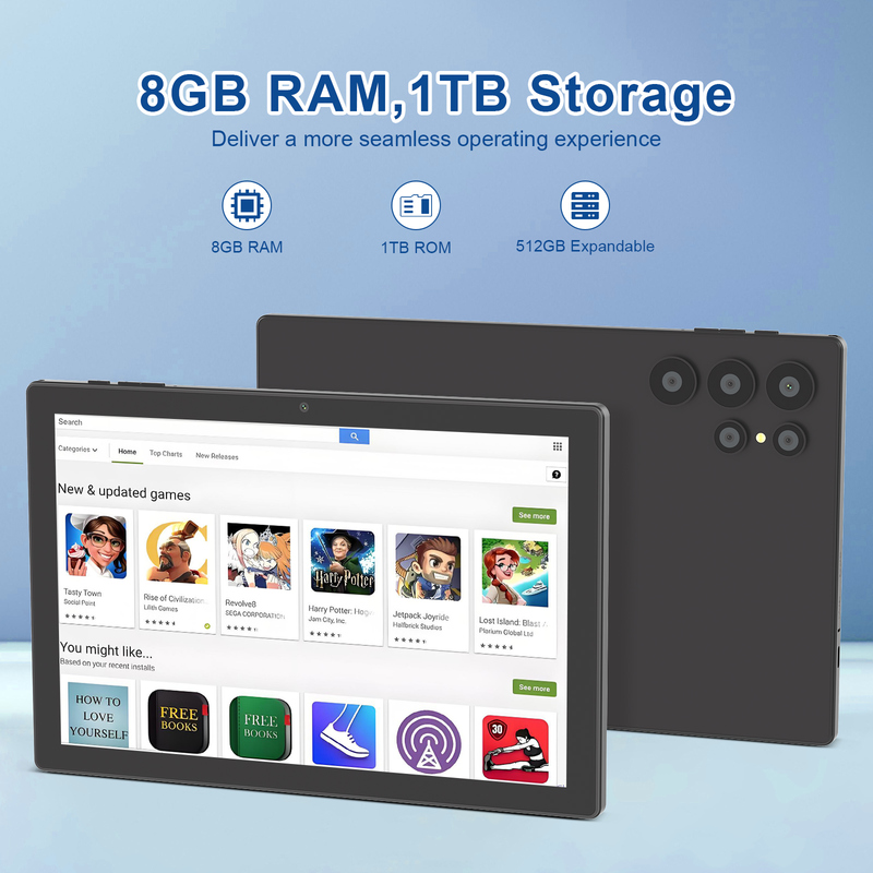 ایده C 10.1 اینچ اندروید وای فای تاچ اسکرین تبلت PC با 5G LET Keyboard CM8900plus