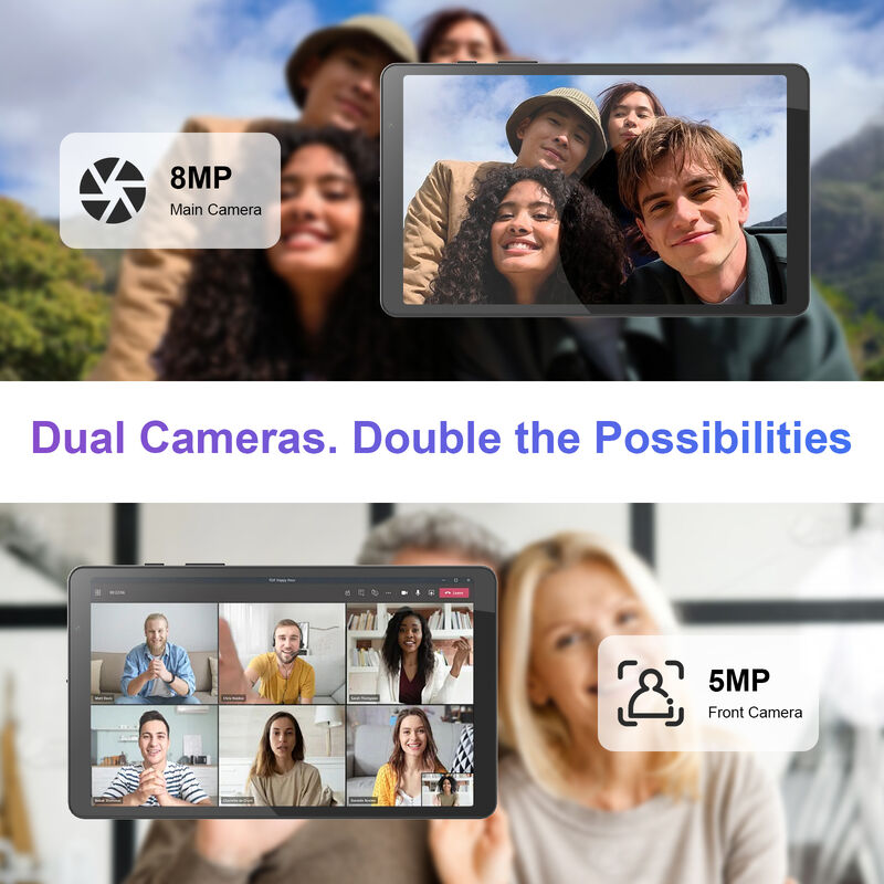 ایده C 8 اینچ Smart Tablet PC با صفحه کلید 8GB RAM + 512 ROM 800 * 1340 IPS incell صفحه لمسی نمایشگر خاکستری CM866