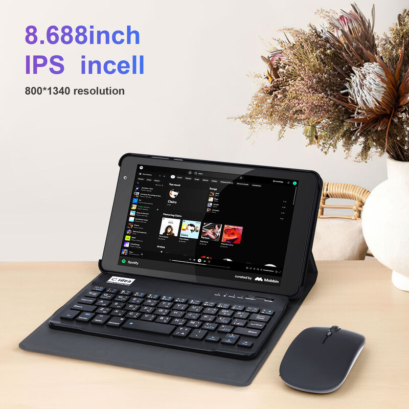 ایده C 8 اینچ Smart Tablet PC با صفحه کلید 8GB RAM+512 ROM 800*1340 IPS incell صفحه نمایش لمسی سیاه CM866