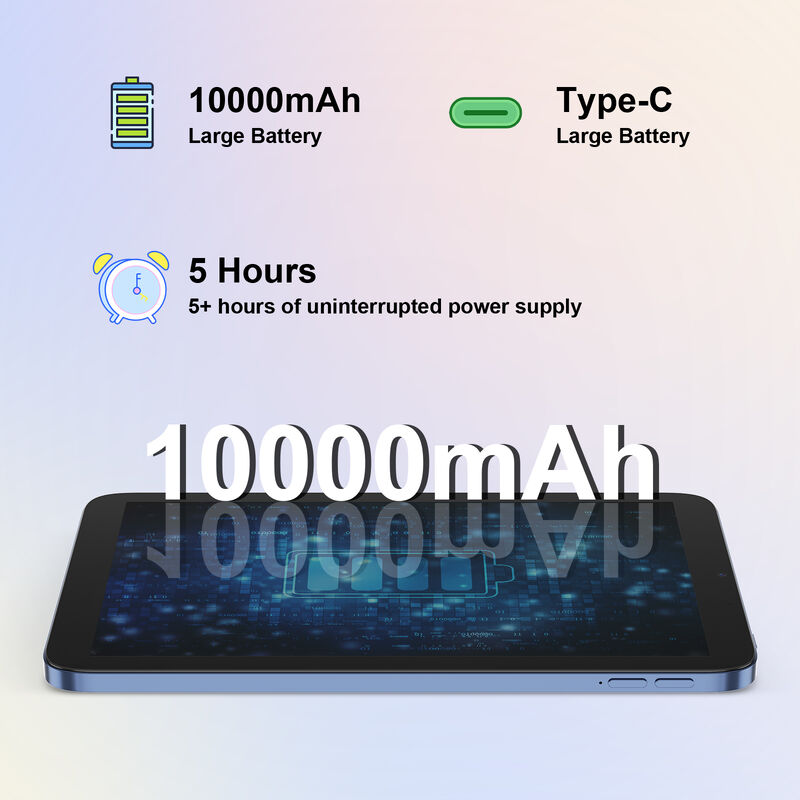 ایده C 10.1 اینچ اندروید وای فای صفحه لمسی آبی تبلت PC با صفحه کلید 5G چهار هسته ای CM10017Air