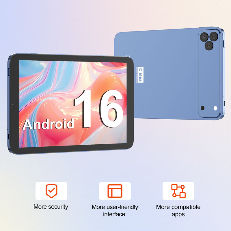 ایده C 10.1 اینچ اندروید وای فای صفحه لمسی آبی تبلت PC با صفحه کلید 5G چهار هسته ای CM10017Air