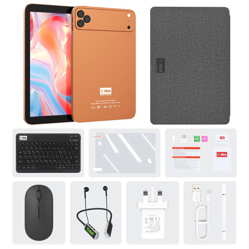 C Idea 10.1 اینچ سیم تبلت WIFI اندروید تبلت با قلم قلم CM10017air نارنجی