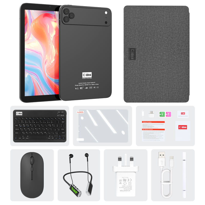 C Idea 10.1 اینچ تبلت PC با سیم کارت وای فای تبلت اندرویدی برای آموزش CM10017air سیاه