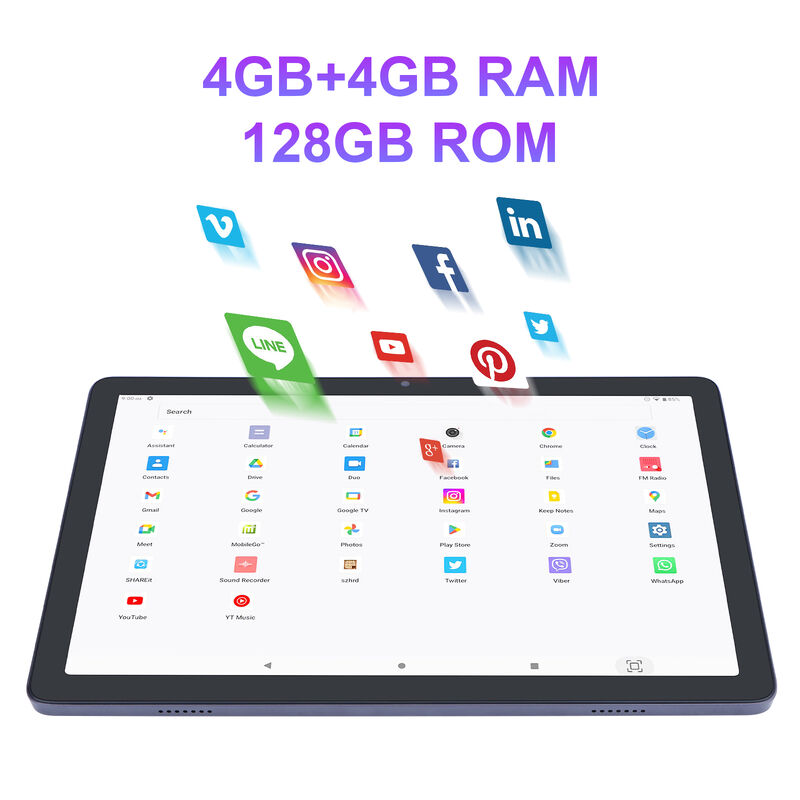 C Idea Android Tablet FHD 1200*1920 با باتری 6000mAh 10.1 اینچ تبلت PC P1250